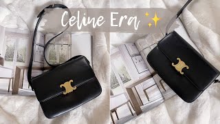 Celine Triomphe Bag Review  Why I love It  What Fits Inside [upl. by Harihs]