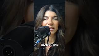 Teresa Giudice Dissolves Lip Filler On TikTok💋 rhonj podcast [upl. by Burrill392]