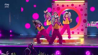 Chloe DelaRosa 🇪🇦 JESC 2024  Como La Lola 30second video of the first rehearsal 10112024 [upl. by Nahpos]