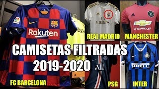 Estas SERÁN LAS CAMISETAS de Barcelona Real Madrid PSG 20192020 [upl. by Joane]