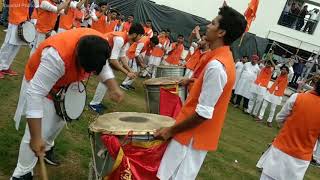 ShivGarjana Dhol Tasha Dhwaj Pathak Nagpur 2018 New shivtaal bhagwarang ganpatibapamorya besttaal [upl. by Fleda]