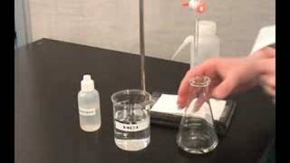 Titration Technique using a buret [upl. by Jolie994]