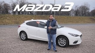 ENG Mazda3 SKYACTIVG 20 165KM  Test Drive and Review [upl. by Jock]