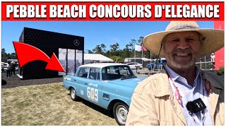 Pebble Beach Concours d Elegance Ingreso al show por Jorge Koechlin [upl. by Zetnauq]