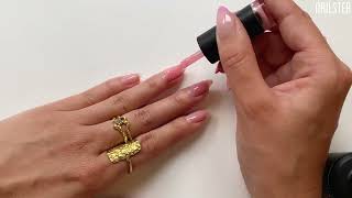 Guide til at lægge Nailster Builder Gel på Naturnegle  Nailster Nail Art Tutorial [upl. by Venu]