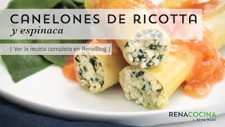 Canelones de Ricotta y Espinaca [upl. by Wertheimer724]