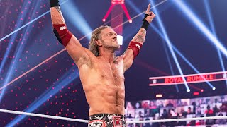 Edge wins second Mens Royal Rumble Match Royal Rumble 2021 [upl. by Dnalwor]