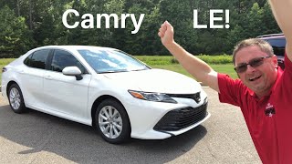 Review of 2019 Camry LE  one of the most popular cars in the world [upl. by Eniaj]