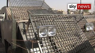 Inside a captured Islamic State suicide vehicle [upl. by Dilisio]