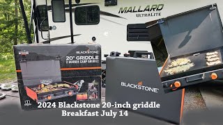 2024 Blackstone Griddle 20 inch Breakfast July 14 [upl. by Amberly199]