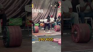 Mercy Obiero Kenyan Deadlift 240 kgs [upl. by Yeliab]