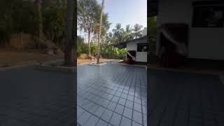 paver block installation parking flooring pathway industrial gattu fitting Interlocking Tiles [upl. by Nido]