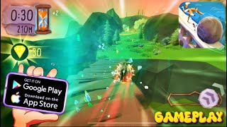 DOWNHILL LEGEND Gameplay Action racing and fun iOS Android [upl. by Awahsoj308]