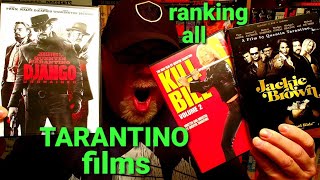 RANKING ALL 10 QUENTIN TARANTINO MOVIES [upl. by Aschim]