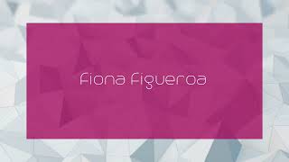 Fiona Figueroa  appearance [upl. by Terhune]