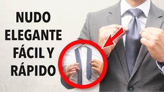 Cómo hacer el NUDO de corbata elegante FÁCIL Y RÁPIDO [upl. by Georgi]