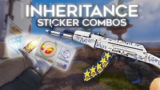 AK47 Inheritance BEST Sticker Combos in CS2 [upl. by Albie]