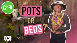 Should You Sow Seeds Into Pots or Soil  Gardening 101  Gardening Australia [upl. by Aicnilav]