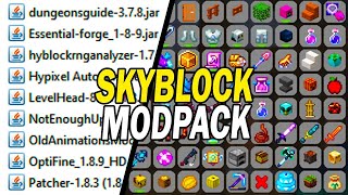 The BEST Hypixel Skyblock Mod Guide 2024 [upl. by Alyled]