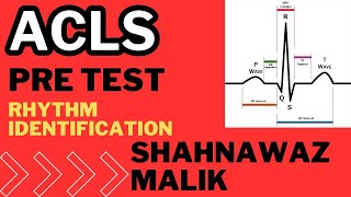 ACLS Pre Course Pre Test  Rhythm identification part 2 [upl. by Attennek]