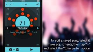 Tempo Advance Metronome App for iOS  Demo Video Setlists [upl. by Adleme]