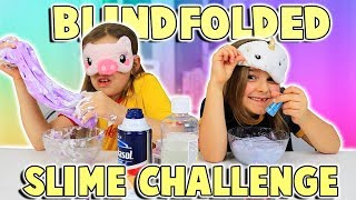 BLINDFOLDED SLIME CHALLENGE  JKrew [upl. by Meeharbi437]