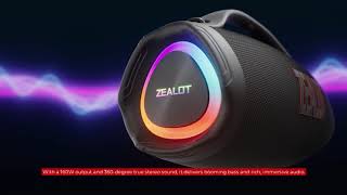 ZEALOT S98 Review – 160W Bluetooth Powerhouse [upl. by Harrus]