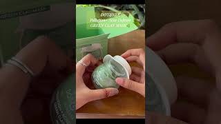 DOTampKEY PollutionAcne defence Green CLAY MASK shorts dotnkey unboxing skincare acne asmr [upl. by Assirram]