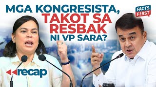 Mga congressman takot sa resbak ni Sara Duterte [upl. by Emelin]