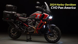 2024 HarleyDavidson CVO PAN AMERICA reveal  FIRST LOOK King of Adventure Bike [upl. by Det]