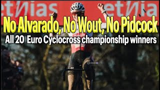 All 20 Euro Cyclocross National Championships winners for 2024 [upl. by Assillim]