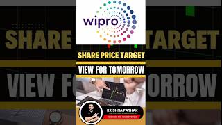 WIPRO SHARE PRICE TARGET 20 SEPTEMBER  WIPRO SHARE TARGET TODAY  WIPRO SHARE LATEST NEWS [upl. by Gnanmos]