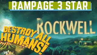 Destroy All Humans Rockwell Challenge Rampage 3 Stars [upl. by Assiruam]