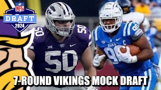 7Round Minnesota Vikings Mock Draft Time for a New Beginning [upl. by Yatnahc]