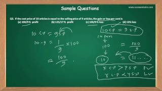 2 second trick for solving Percentage based Questionsthe Cp of x items is equal to   Hindi [upl. by Oliric]