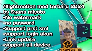 ALIGHTMOTION MOD TERBARU 2024 NO PW ❗ alightmotion modapk modapk [upl. by Sainana]