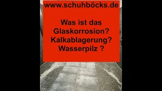 Glaskorrosion  Wasserpilz Oder Kalk [upl. by Stacia767]