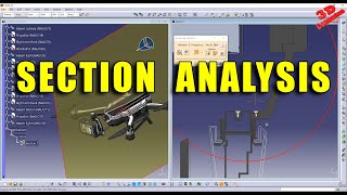 CATIA V5  Section Analysis setup and features [upl. by Angy562]