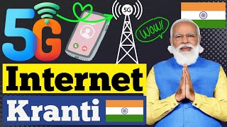 Internet Kranti in India 2023  Internet Revolution in India  India 5G Network Journey [upl. by Nabal421]