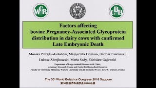 Factors affecting bovine pregnancyassociated glycoprotein bPAG distribution [upl. by Frasquito771]