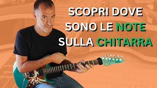 Come imparare le note sulla chitarra  LA SOLUZIONE [upl. by Harve522]