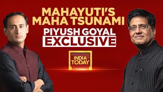 Piyush Goyal Exclusive With Rahul Kanwal  Who Will Become Meharashtras Next CM  India Today [upl. by Dearden]