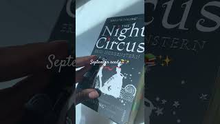 September read 💖 booktok reading nightcircus booktube septemberreading [upl. by Ansell]