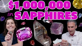 1 Million Dollars in Sapphires  Most Colorful Gemstone [upl. by Haronid]