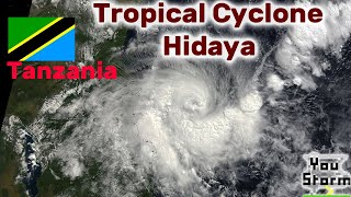 Tropical Cyclone Hidaya strikes Tanzania a rare nearequatorial tropical cyclone [upl. by Barbee]