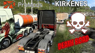 🚛 Euro Truck Simulator 2  ProMods Death Road Kirkenes Quarry  Heavy Traffic 😭 ETS2 Truckers MP [upl. by Cross]