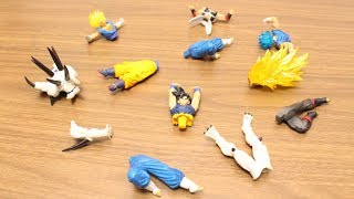 DRAGON BALL STOP MOTION SON GOKU VS SYN SHENRON GASHAPON CAPSULE TOY VS DRAGON BALL 08 dragonball [upl. by Arodasi]