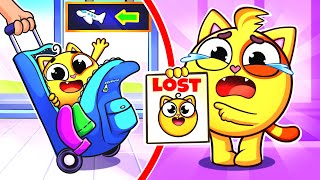 Baby Got Lost In The Airport Song  Funny Kids Songs 😻🐨🐰🦁 And Nursery Rhymes by Baby Zoo [upl. by Melmon701]