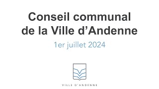 Conseil communal du 1er juillet 2024 [upl. by Valera]