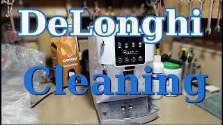 Кавомашина DeLonghi ECAM 22020 W Magnifica Start cleaning [upl. by Ainahtan]